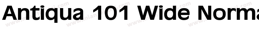 Antiqua 101 Wide Normal字体转换